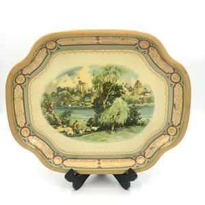 Mid Century Windsor Castle Baret Ware serving tray